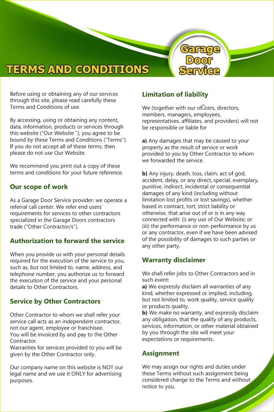 Master Garage Door Service Phoenix, AZ 602-384-9801